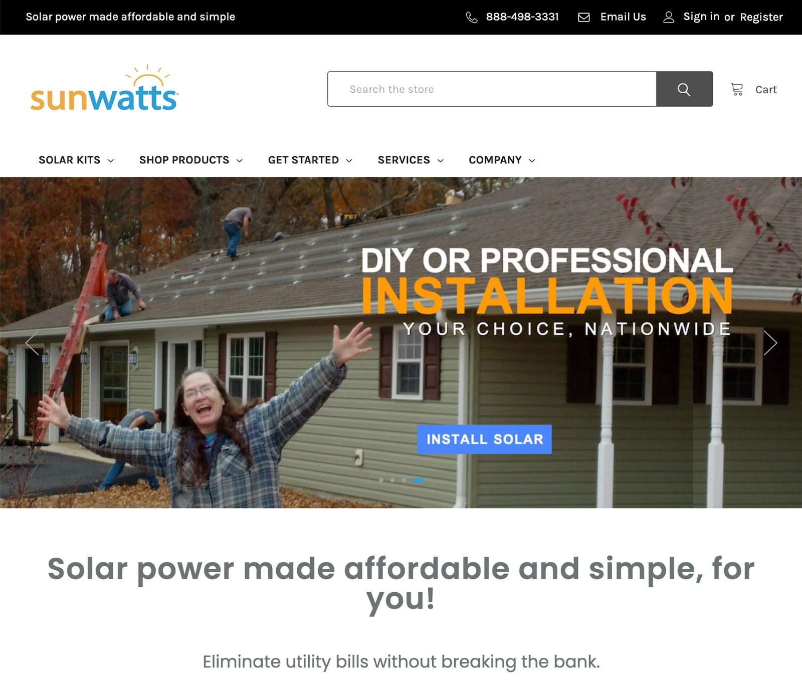 solar website 