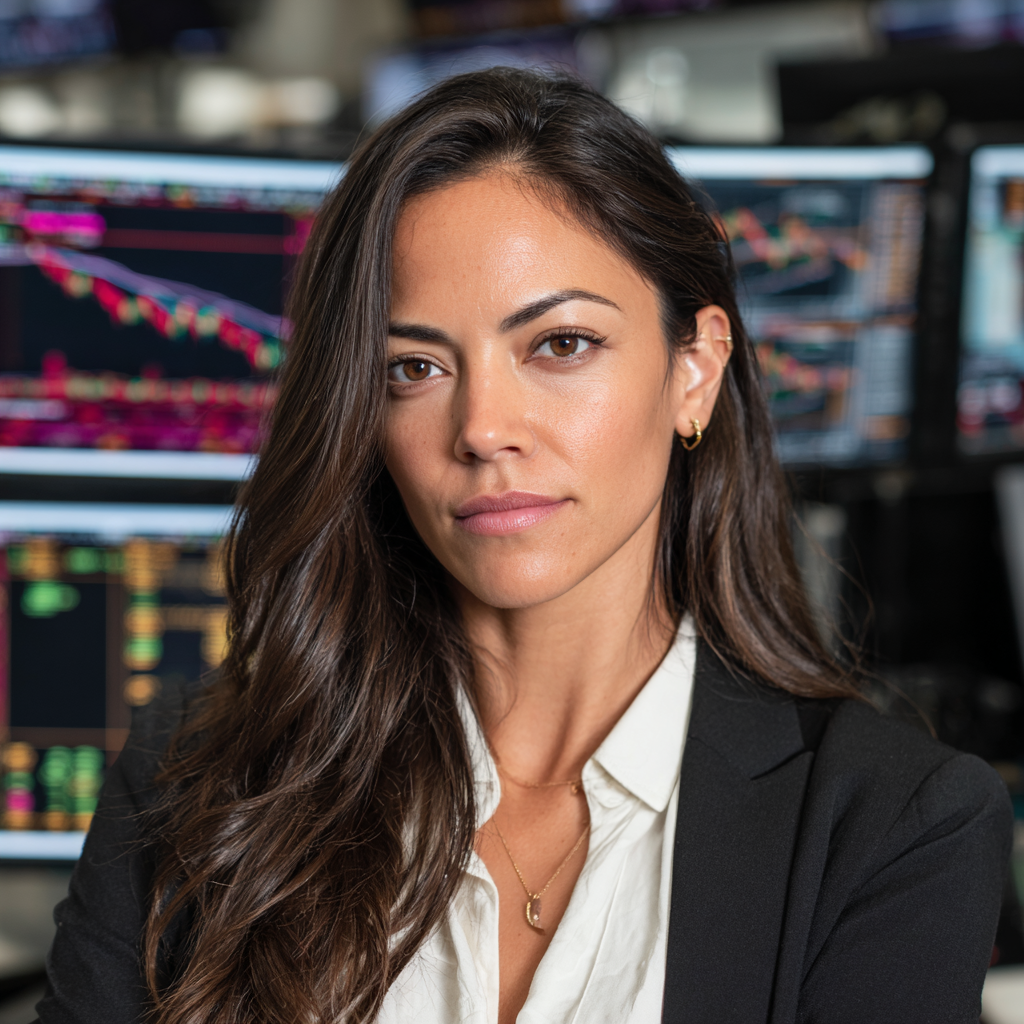 AI-generated photo of the fictional persona Jennifer Martinez who is an imagined Asset Manager